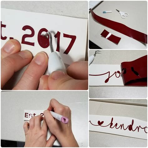 Cricut Tutorial For Beginners - Easy Vinyl Letter Wedding Tile | Mommy ...