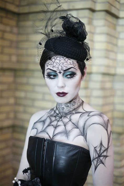 Black Widow | Creative halloween makeup, Halloween makeup inspiration, Halloween makeup scary