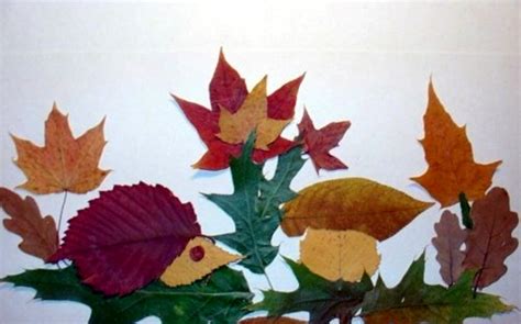 Make animal figures from autumn leaves - crafting with children – Ofdesign