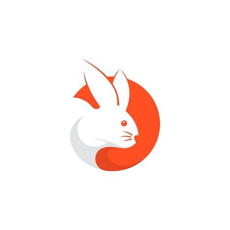 Premium Vector | Rabbit logo for food and grocery brand