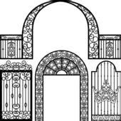 Cemetery gate clipart - Clipground