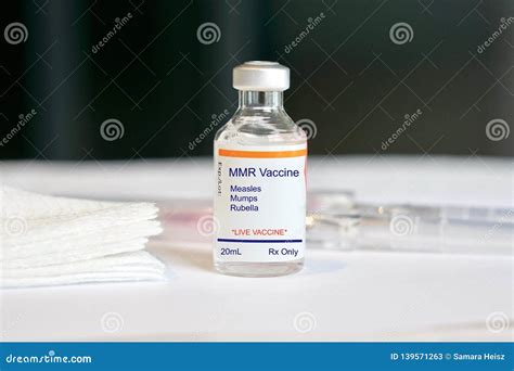 MMR Vaccine Concept for Measles, Mumps, and Rubella Stock Image - Image ...