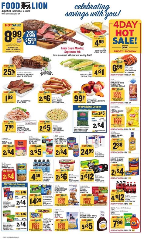 Food Lion Weekly Ad Aug 30 - Sep 5, 2023 - WeeklyAds2