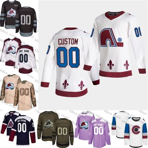 2021 2021 Reverse Retro CUSTOM Colorado Avalanche Jersey Nazem Kadri ...