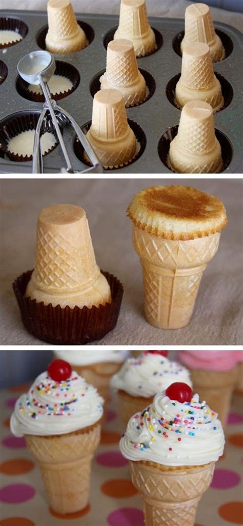 Ice Cream Cone Cupcakes