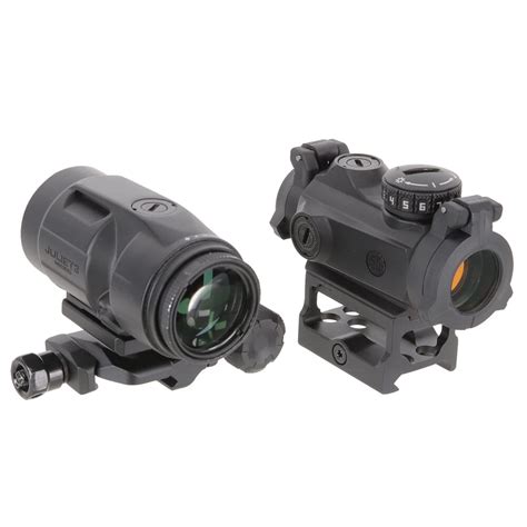 Sig Sauer ROMEO-MSR 1x20mm Compact Red Dot 3x22mm Micro Magnifier Combo Kit SORJ72001 USED ...