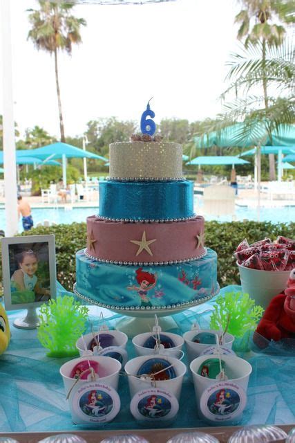 Disney Princess Ariel Birthday Party Ideas | Photo 6 of 19 | Ariel ...