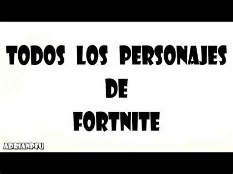 *TODO LOS NOMBRES DE LAS SKINS DE FORTNITE* - YouTube