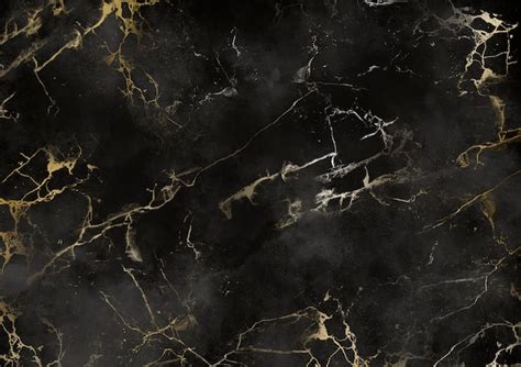 Free Photo | Black and gold marble texture