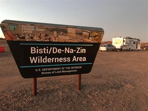 Boondocking at Bisti Badlands in New Mexico. Gotta love free camping right at an amazing ...