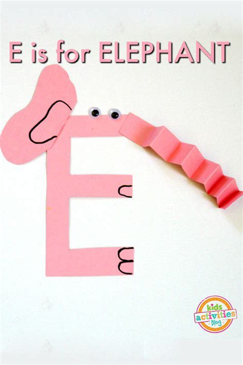 E is for Elephant Craft – Preschool E Craft – ParentingBest.com