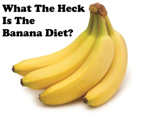 Banana Diet for Weight Loss? Does This Make Sense?