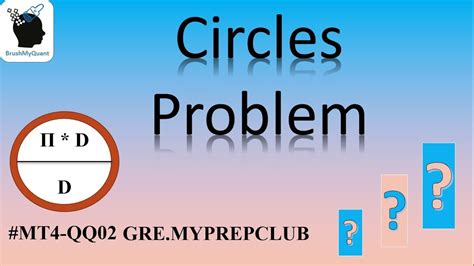 Circles Problem | Geometry Problem | BrushMyQuant | GRE.MyPrepClub # ...