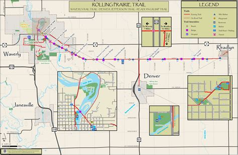 Waverly Rail Trail: Iowa Tourism Map, Travel Guide, Things to Do: Travel Iowa