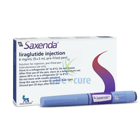 Saxenda 6mg / ml 3ml Inj X 5 (Original Prescription Is Mandatory Upon Delivery): View Usage ...