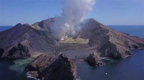 Drone Photos Show Aftermath Of White Island Volcano Eruption