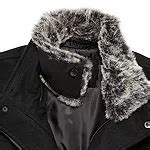 Vintage Leather Wool Blend Bomber Jacket, Color: Black - JCPenney