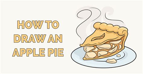 How to Draw an Apple Pie - Really Easy Drawing Tutorial