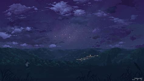 Xem ngay Anime night time background Full HD, âm thanh chất lượng cao