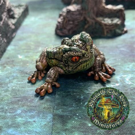 Giant Frog Miniature Hand-Painted Mini for Dungeons & | Etsy