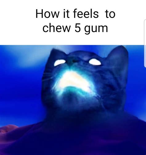 How it feels to chew 5 gum : r/memes