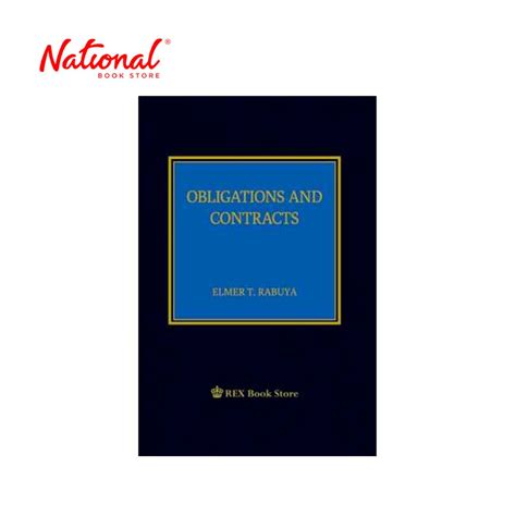 OBLIGATIONS AND CONTRACTS BY ELMER RABUYA - HARDCOVER - LAW BOOKS
