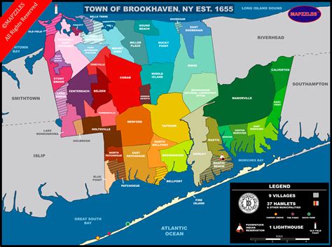 Mapzzles Full Size Maps: Brookhaven