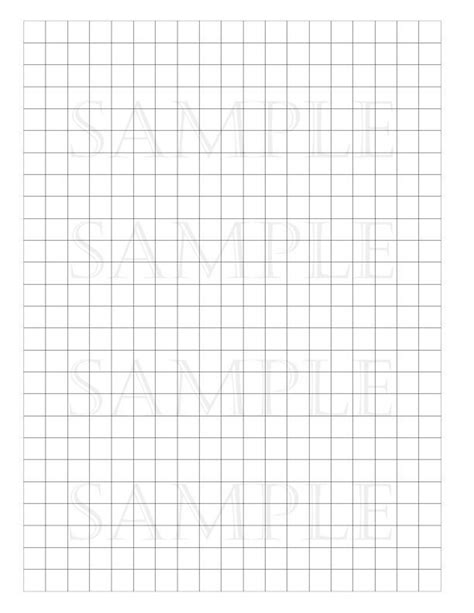 Graph Paper Printable, Graph Paper Sheets, Instant Download, Pdf, Png ...