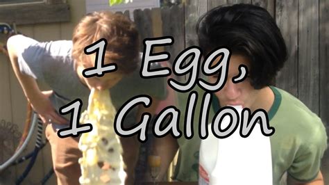 1 Egg, 1 Gallon | Milk Challenge - YouTube