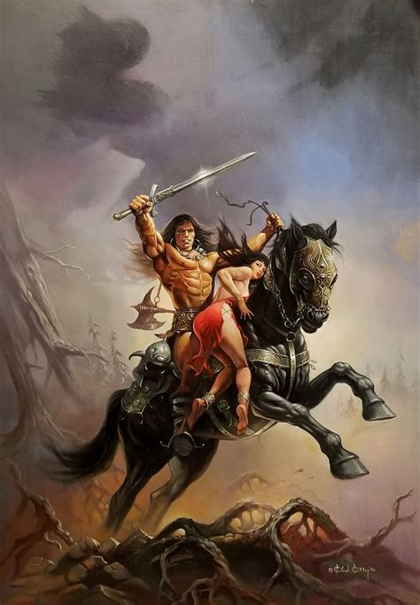 Frazetta Conan The Barbarian Art