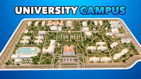 Building a huge University Campus in Cities: Skylines | Vanilla No Mods ...