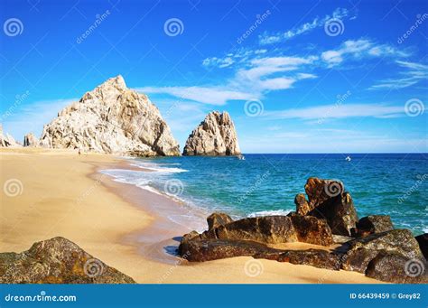 Lovers Beach, Cabo San Lucas Stock Image - Image of coastline ...