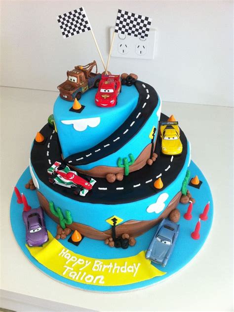 Bc4041 cars movie theme cake – Artofit