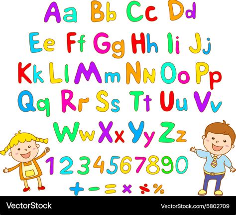 Abc For Kids Abc For Kids Alphabet Abc Kids Children Fun Vector Royalty ...