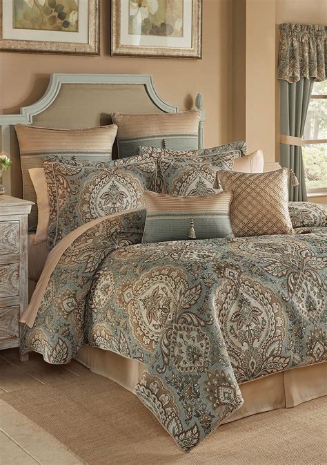 Croscill Blue Comforter Set / Croscill Imperial BLUE California West ...