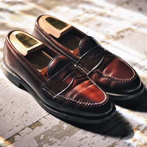 alden cordovan penny loafers | Alden shoes, Loafers, Shell cordovan shoes