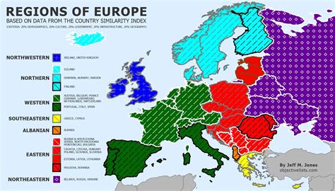 The 7 Unique Regions of Europe - OBJECTIVE LISTS