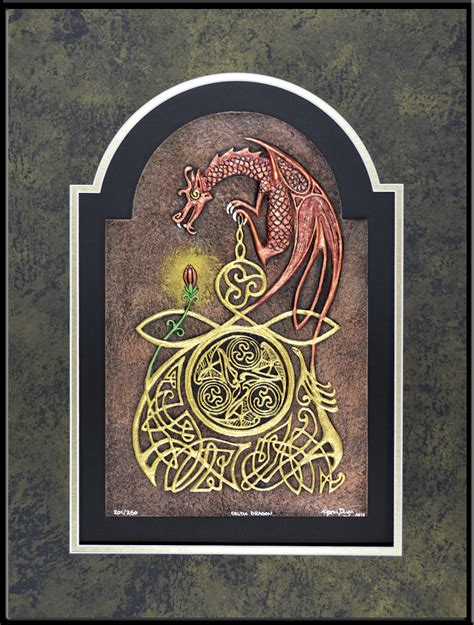 Celtic Dragon - Cast Paper