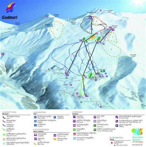 Trail map Gudauri