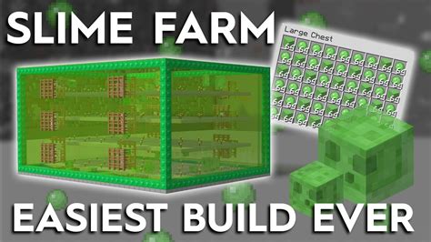 Minecraft Slime Farm + How to Find Slime Chunks Tutorial - YouTube