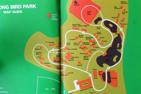 Jurong Bird Park map, 1971 - ZooChat