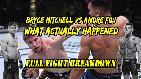 Bryce Mitchell vs Andre Fili What Actually Happened | Full Fight ...