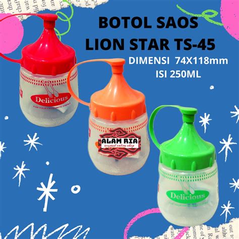 Lion STAR SAUCE Bottle/LION STAR SAUCE KEEPER TS-45 250ML | Shopee Philippines