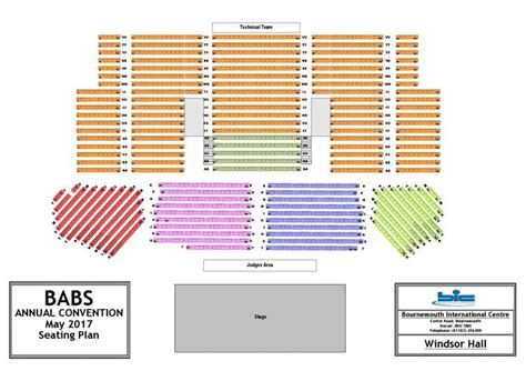 bic windsor hall seating plan | Seating plan, How to plan, Seating