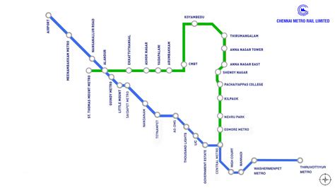 Chennai Metro Green Line Map, Timing, Nearby Attractions