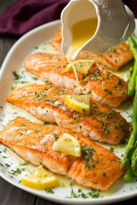 Pan Seared Salmon (with Lemon Butter Sauce!) - Cooking Classy