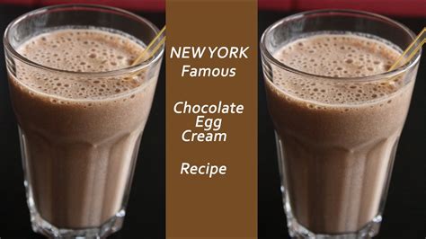 Chocolate Egg Cream Recipe/ New York's famous Refreshing drink recipe ...