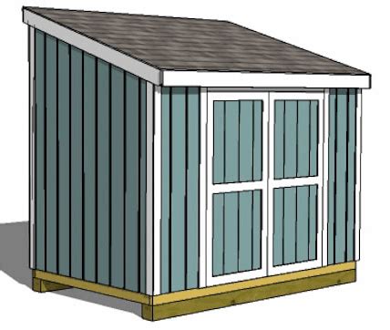 6×10 Lean To Shed - Parr Lumber