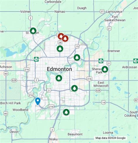 Best Edmonton Christmas Lights Display Map - Google My Maps