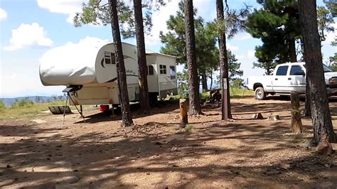 Free campsite on the Mogollon Rim. - YouTube